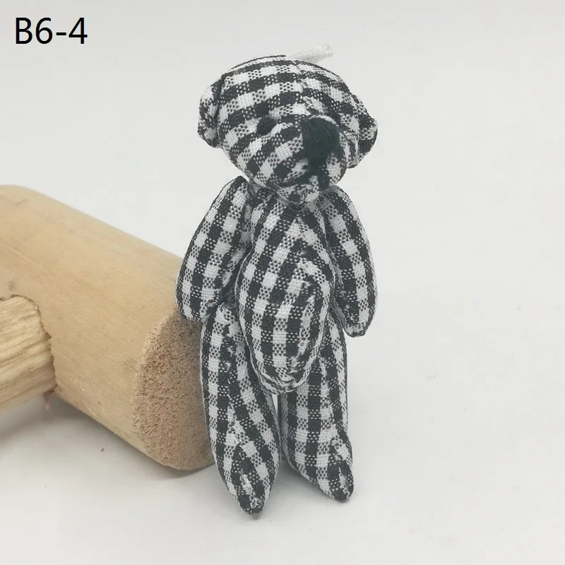 6cm cloth grid lv bear B6-4