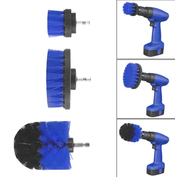

by DHL or Fedex 50sets 3pcs/set Power Scrubber Brush Set Drill Scrubber Brush For Cleaning Cordless Drill Attachment Kit Power