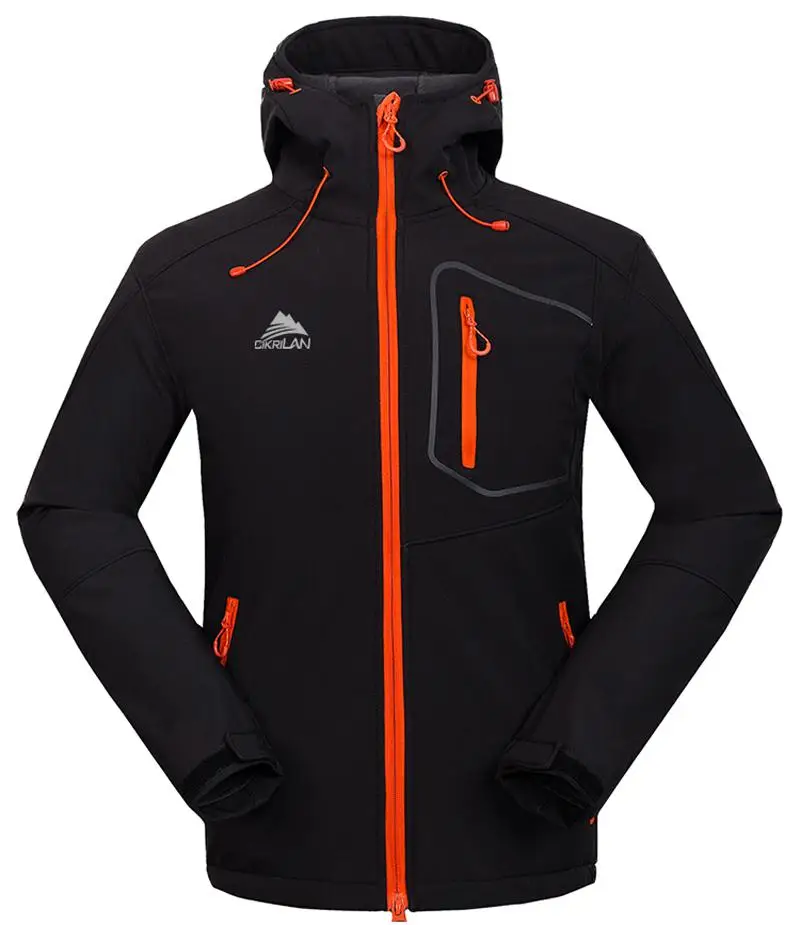 Mens Casual Water Resistant Softshell Bomber Jacket Men