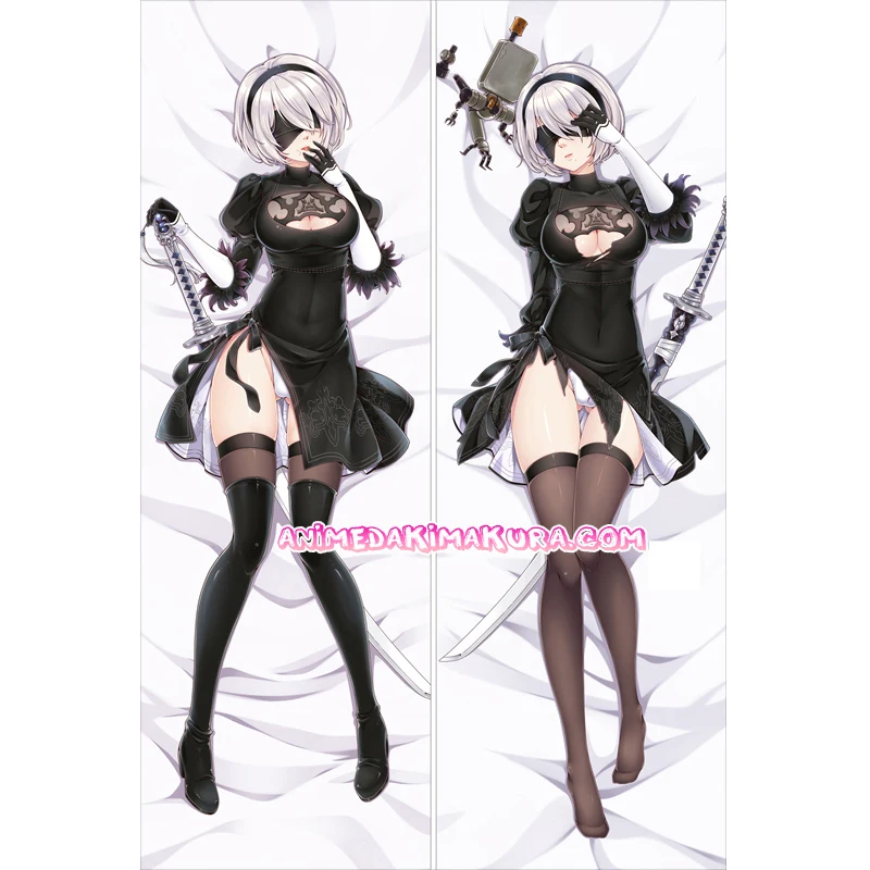 

NieR:Automata YoRHa Type B 2B Anime Girl Dakimakura Hugging Body Pillow Case Cover
