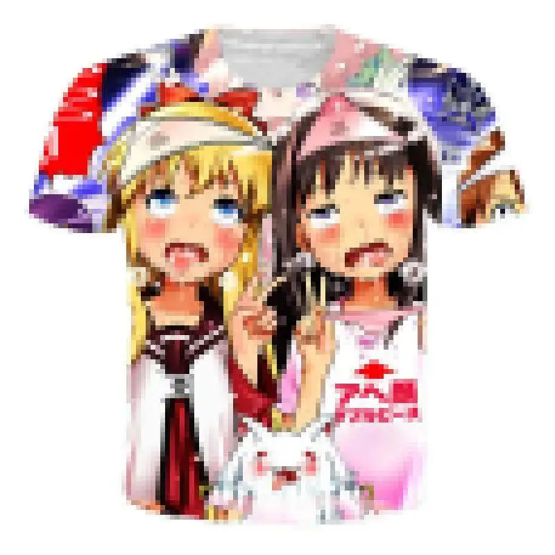 Ahegao Футболка с принтом для мужчин и женщин Harajuku Face красные женские футболки