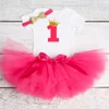 Baby First Birthday Outfits Mini Tutu 1 Year Party Toddler Christening Gown Baby Kids Dress For Girls Infant Boutique Clothing ► Photo 2/5
