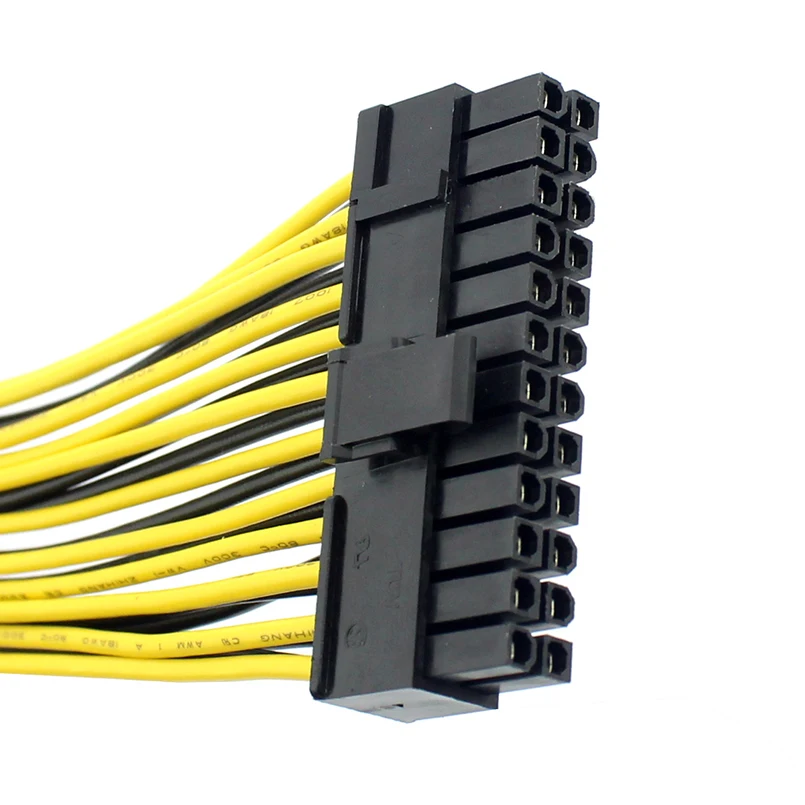 Новейший 1x24 P 20 + 4 Pin адаптер материнской платы кабель 18AWG см для BTC RIG Расширенный
