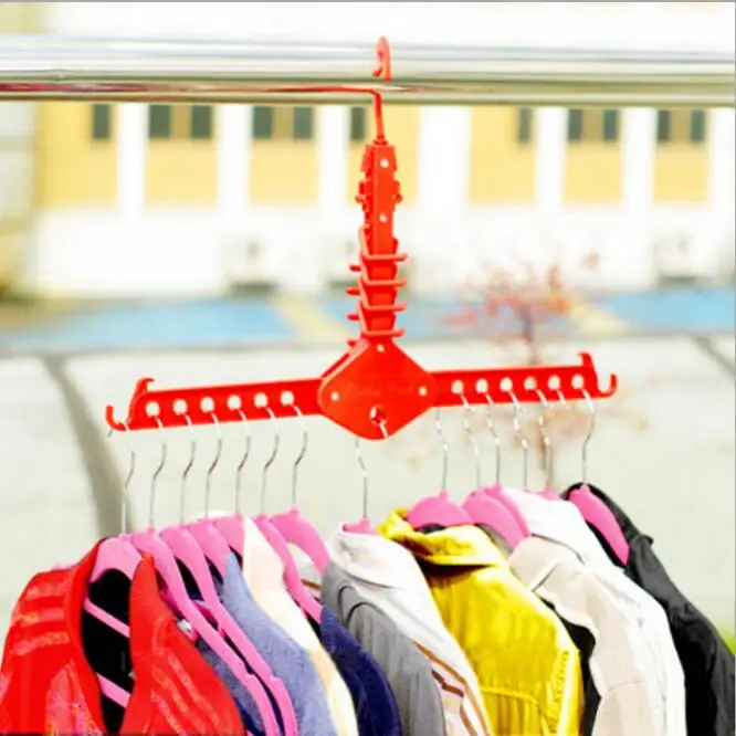 

Creative Magic Color Hanger Magic Magic Hanger Easy and Easy Clothes Hanger Multifunctional