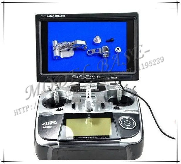 CNC Alloy FPV LCD Monitor Mounting Bracket Support For DJI Phantom JR Futaba TX