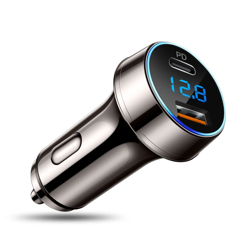 سريع 3.0 PD مركبة سيارة متنقلة تلقائيًا مهايئ لشاحن 6A 18 W USB شاحن آيفون لسامسونج المحمول هاتف لوحي PC