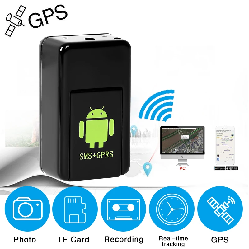 GF-08 gps-трекер, умный мини gps-трекер для домашних собак, кошек, трекеров, устройство для отслеживания транспортных средств