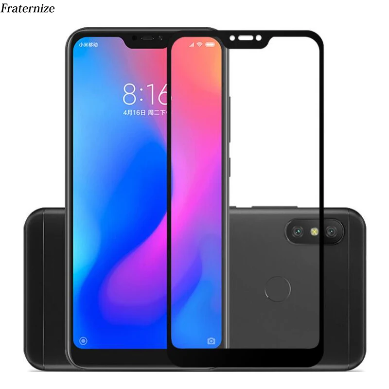 

Wholesale 50 Pcs Full Cover Tempered Glass For Xiaomi Mi A2 Lite Mi 6X Screen Protector Film For Redmi Note 6 Pro 6A Full Glue