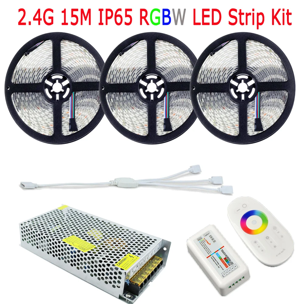 СВЕТОДИОДНАЯ лента SMD 5050 RGBW RGBWW 20 м IP65 Силиконовый водонепроницаемый Домашний