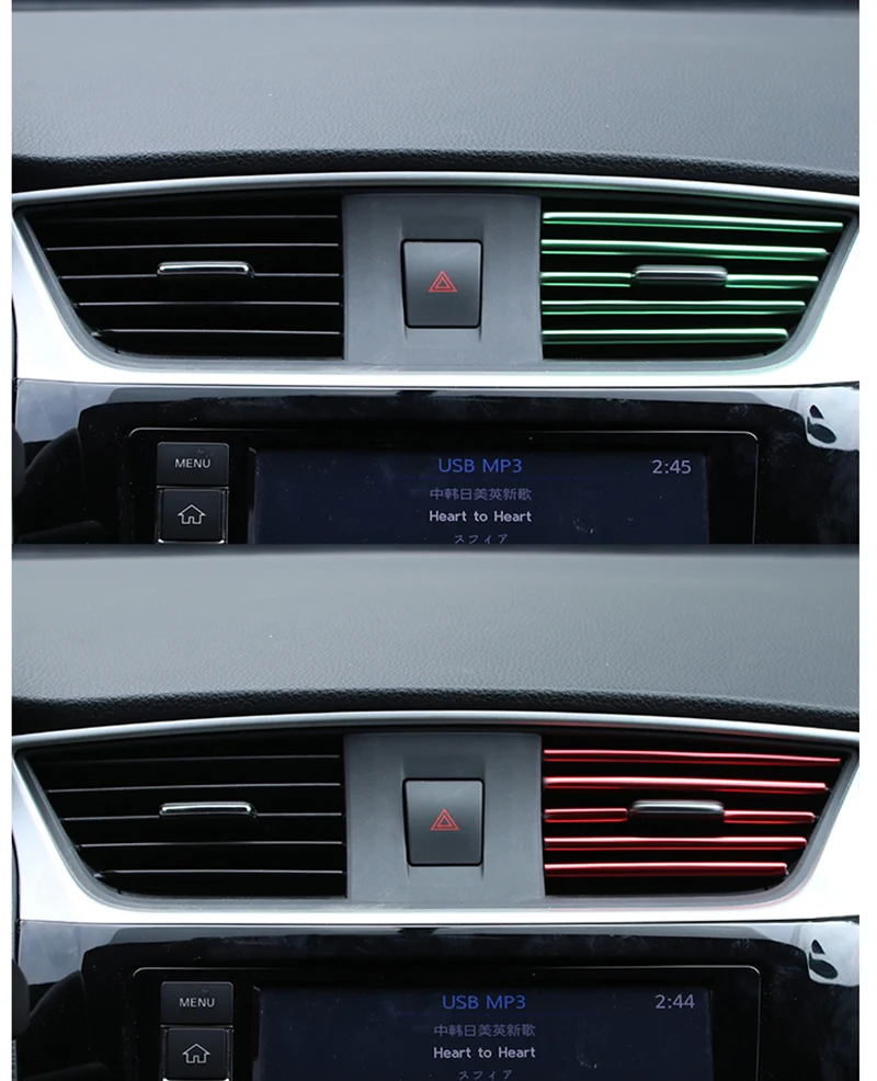 Автомобильная Декоративная полоса для кондиционирования воздуха автомобильная