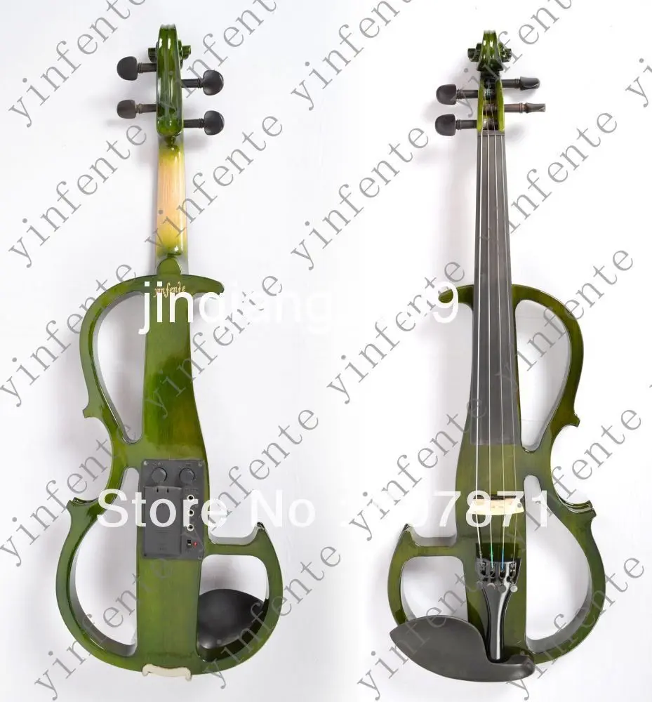 green 4/4 High quality 4 Strings Electric violinin Violin from Sports