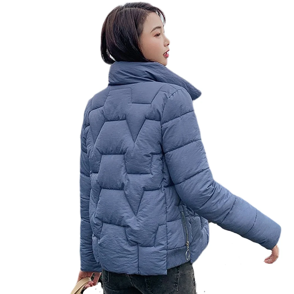 

Plus Size Women's Parkas 2019 New Winter Collar Warm Jacket Outerwear 822