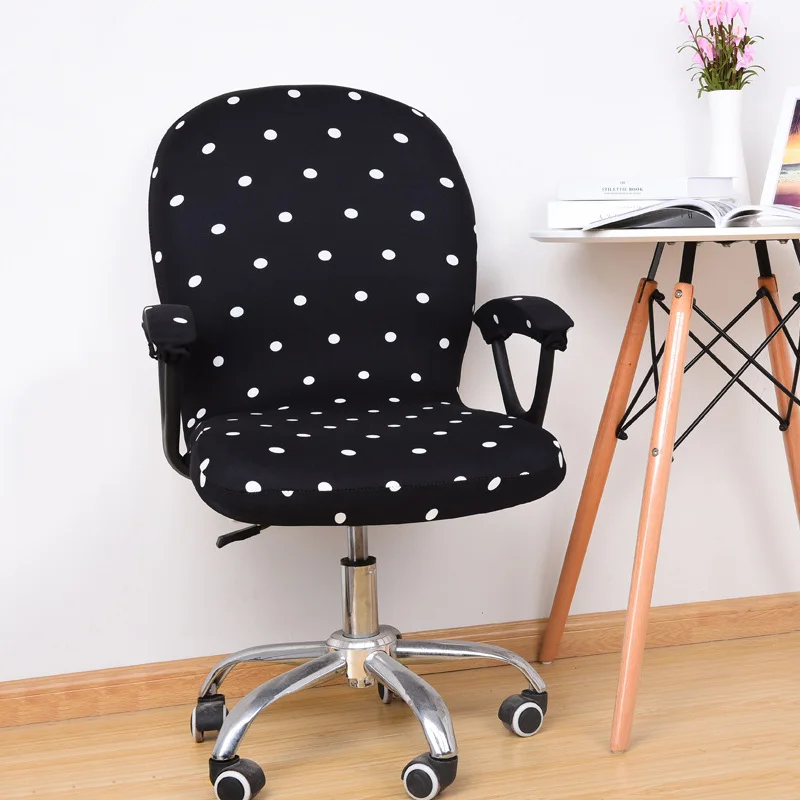 

Swivel Chair Cover Stretchable Removable Computer Office Washable Rotating Lift FPing