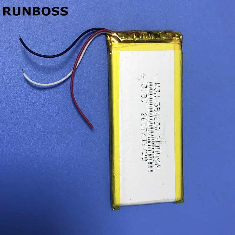 

3 Wires Cable 354090 3000mAh Battery for Smart Phone