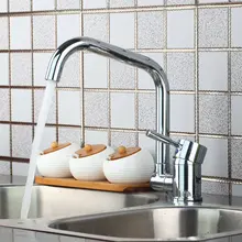 Best Горячие/холодный уникальный Дизайн одной ручкой Кухня torneira Поворотный Chrome 92430 раковина бассейна вода сосуд туалет смеситель кран