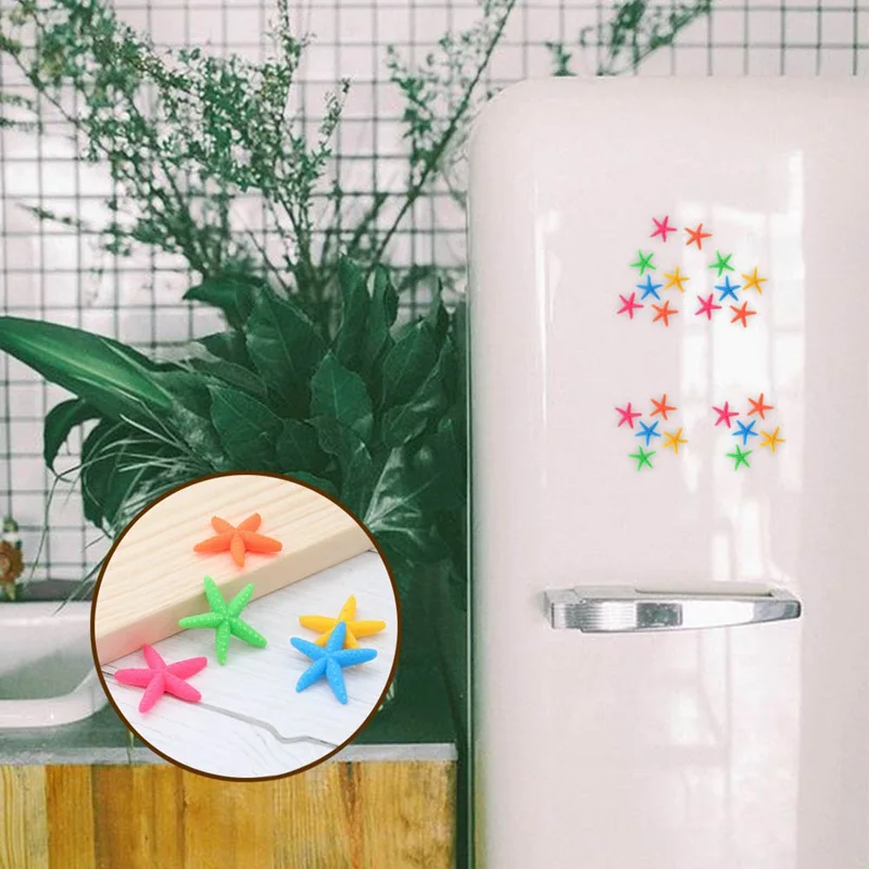

Starfish Interesting Fridge Fridge Stickers Magnet Home Decoration Resin Starfish Fridge Magnet Creative