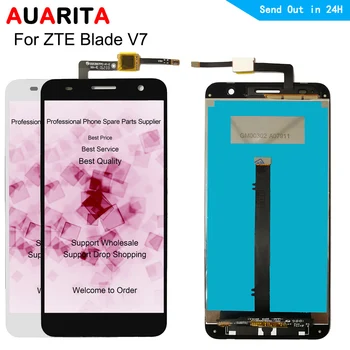 

AAA quality LCD For ZTE Blade V7 V 7 LCD Display Touch panel Screen sensor Digitizer Assembly Phone Parts front glass with tools