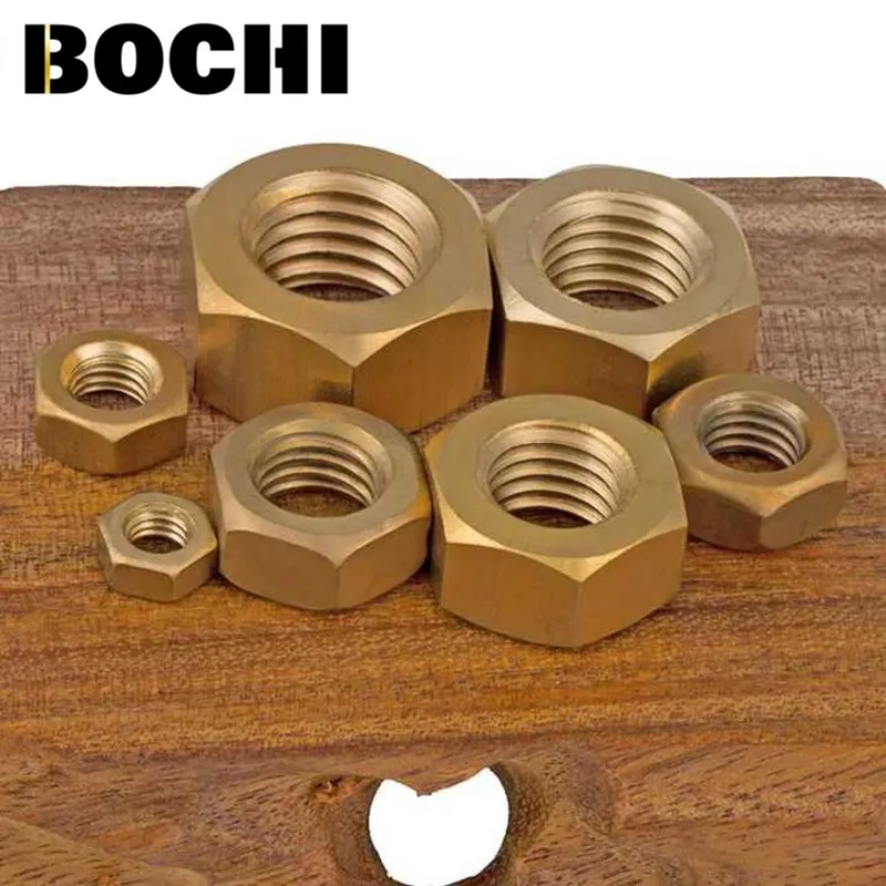Шестигранная гайка DIN934 M1.6 M2 M2.5 M3 M4 M5 M6 H62 HW048 50 шт.|brass hex nut|hex nuthexagonal nut |