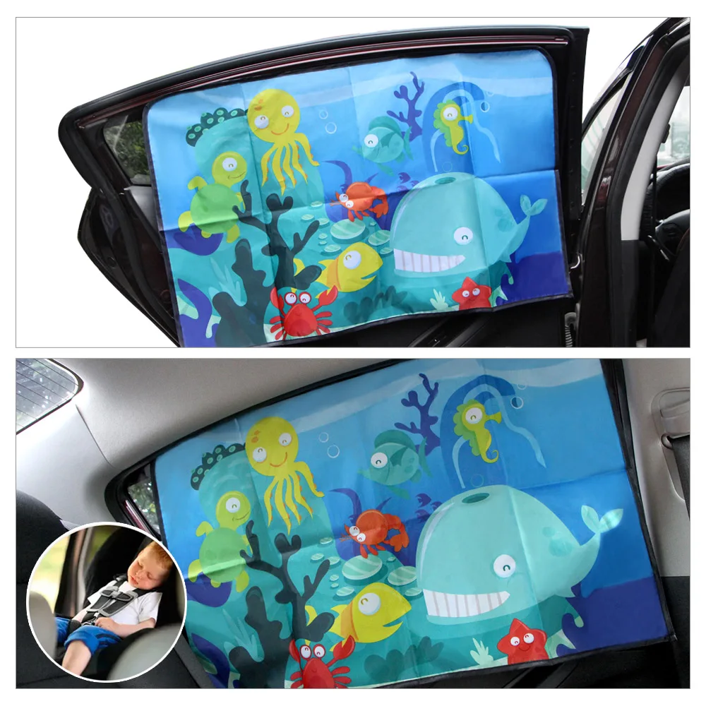 Durdiiy Car Side Window Shades, 4PCS Car Window Sunshades For UV