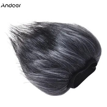 

12*12cm EY-M23 Furry Outdoor Microphone Windscreen Artificial Fur Muff Wind Cover for Zoom H1 H2N H4N Pro H6 for Sony D50 D100