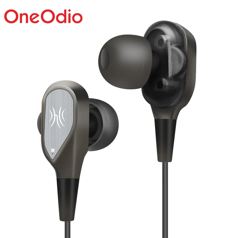 

Oneodio A08 Earphones Dual Driver With Mic 3.5mm Jack Gaming Headset In Ear Hifi Sports Fone de Ouvido For PC Phones Freeship