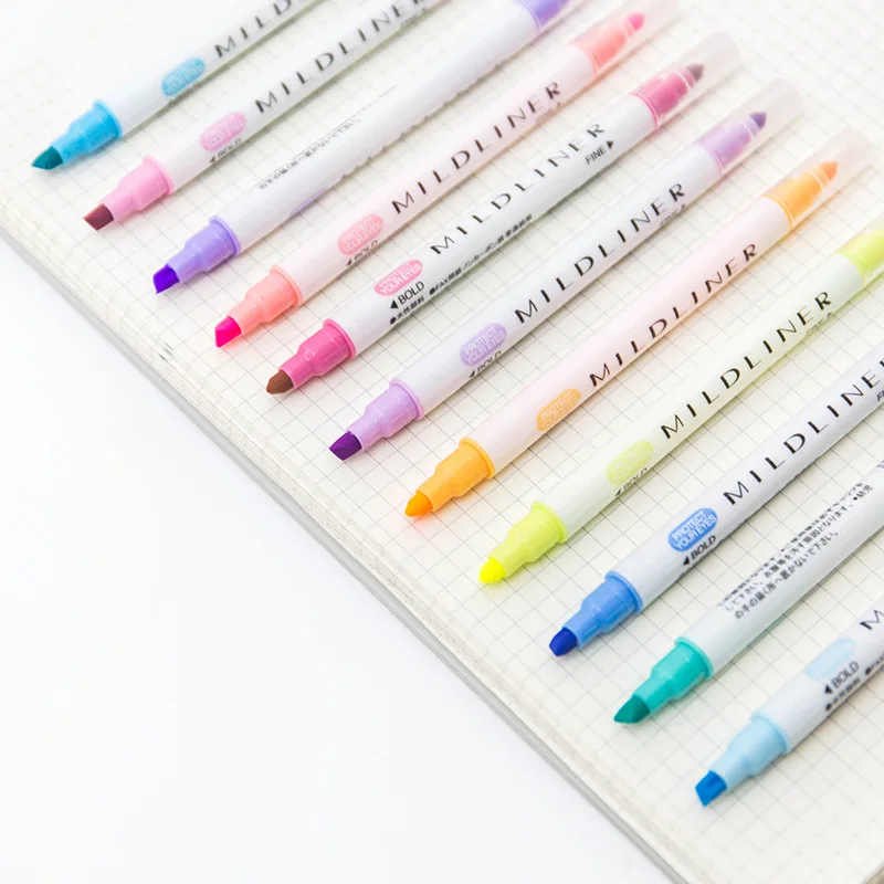

12 Colors Mixed Colorful Highlighters Set 12.5*15cm