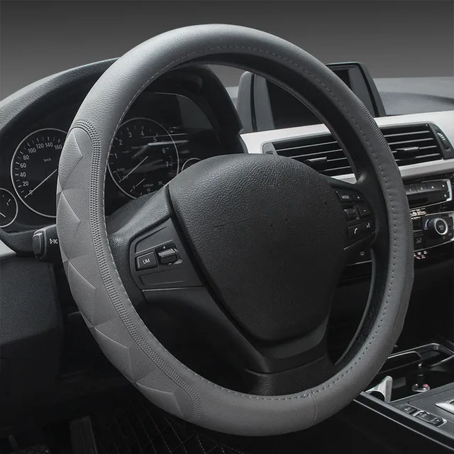 Buy Sport Steering Wheel Cover Leather Car Steering