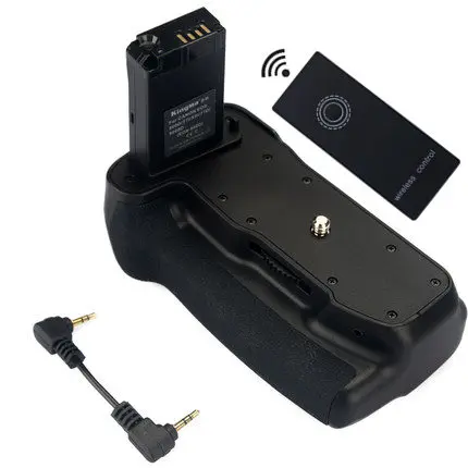 

Battery Grip Holder + IR Remote Control for Canon EOS 800D/Rebel T7i/77D/Kiss X9i DSLR Camera, LP-E17, LPE17.