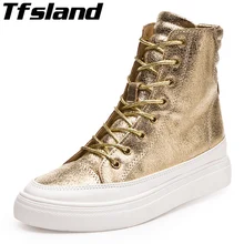 Весенняя прогулочная обувь; женские кроссовки на платформе; женская обувь, увеличивающая рост; цвет золотистый; серебристая Женская дышащая обувь на танкетке