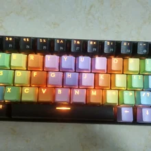 37 клавиш PBT keycap топ печать с подсветкой keycap OEM для механической клавиатуры Вишневый переключатель клавиатуры