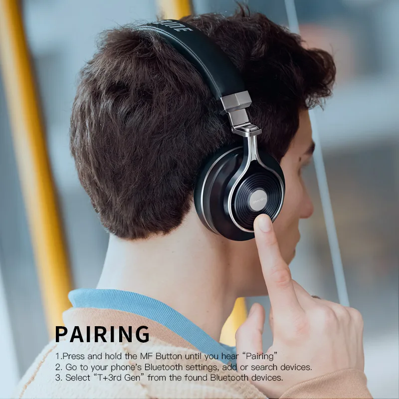 Bluedio T3 Plus Wireless Bluetooth 