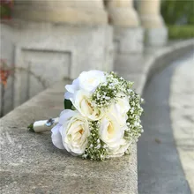 Букет в Корейском стиле Простые новые свадебные фото съемке реквизит невесты с цветами в руках свежий Sam моделирование небо звезды Холдинг