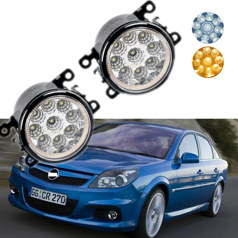 

For Opel Vectra GTS OPC C 2005-2008 9-Pieces Leds Chips LED Fog Light Lamp H11 H8 12V 55W Halogen Fog Lights Car Styling