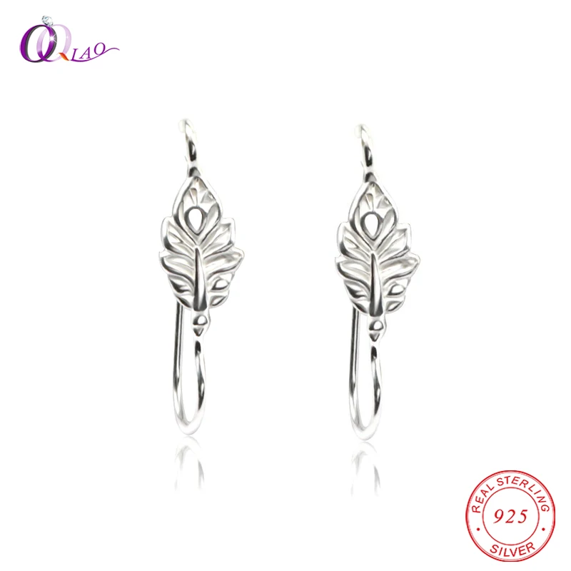 DIY Jewelry Findings Accessorie 10x Sterling Silver Earrings Hook Coil Ear Wires