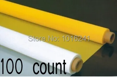 

100 mesh count Silk screen printing mesh Polyester 2mx1.27m