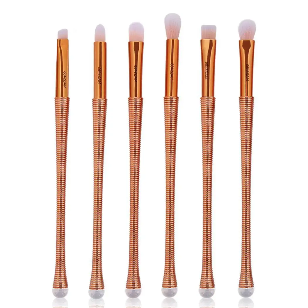 Eyebrow Powder Concealer Eyeshadow Set 6pcs Makeup Brushes Tool Brush