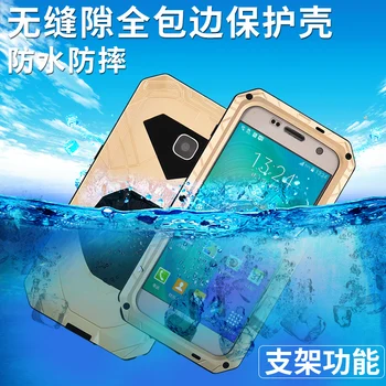 

Original iMatch Outdoor Sports Waterproof Shockproof Aluminum Metal 9H Gorilla Glass Phone Case For Samsung Galaxy S7 Case Cover
