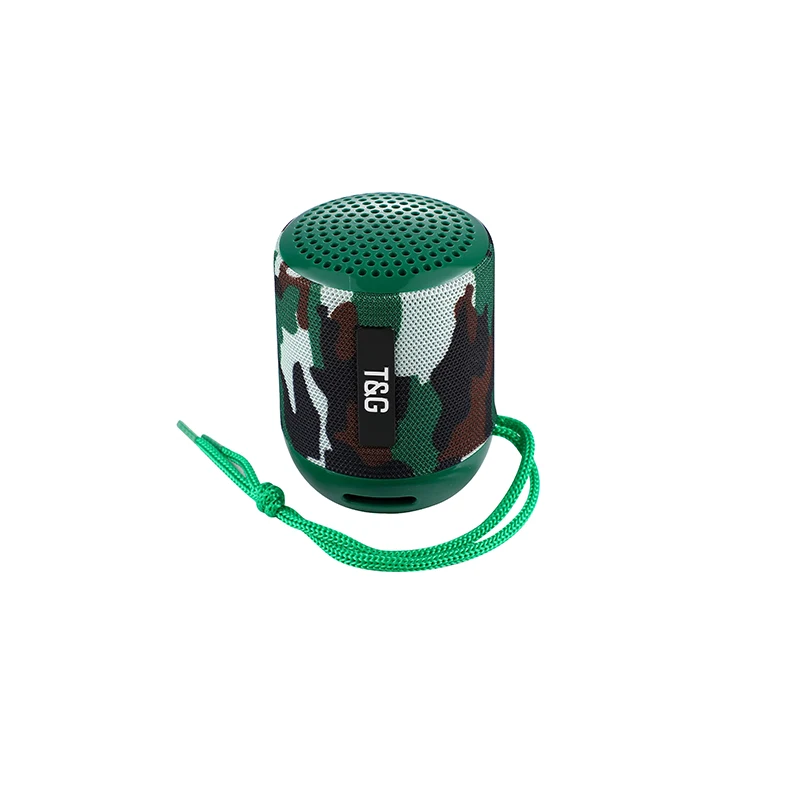 Мини Беспроводная bluetooth-колонка Встроенный микрофон Bluetooth стерео сабвуфер музыка внешний динамик с басом мини портативный динамик - Цвет: Армейский зеленый