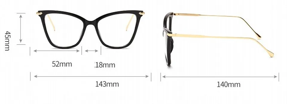 Ретро в форме кошачьих глаз очки женские очки оправа Роскошные брендовые дизайнерские очки прозрачные кошачий глаз солнцезащитные очки без оправы