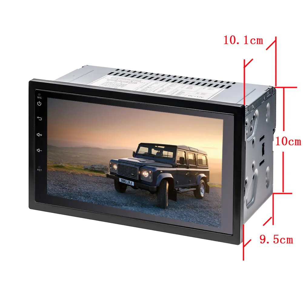 Cheap Camecho 2 din Car Radio Multimedia Player Android 6.0 GPS Navigation 7003RC Autoradio 7"HD Touch Screen Car accessories Camera 3