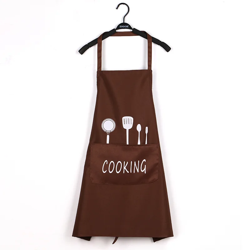 

Kitchen apron waterproof and oilproof fashion apron Men and women catering overalls