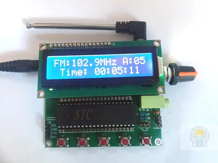 

New Mini Radio with Whip Antenna FM Radio Radio Receiver Module DIY Soldering Kit