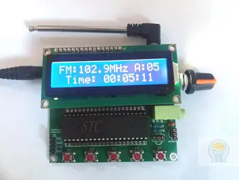 

New Mini Radio with Whip Antenna FM Radio Radio Receiver Module DIY Soldering Kit