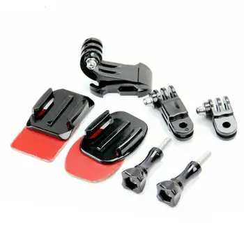 

9 in 1 Helmet Front Side Quick Clip Mount Kit for GoPro Hero 6 5 4 3 2 Session camera accessories set