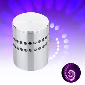 

3W Spiral LED Wall Sconce Ceiling Lights Walkway Bedroom Porch Hotel Bulb KTV Nightclub hotel Bar Decoration Lights purple A609