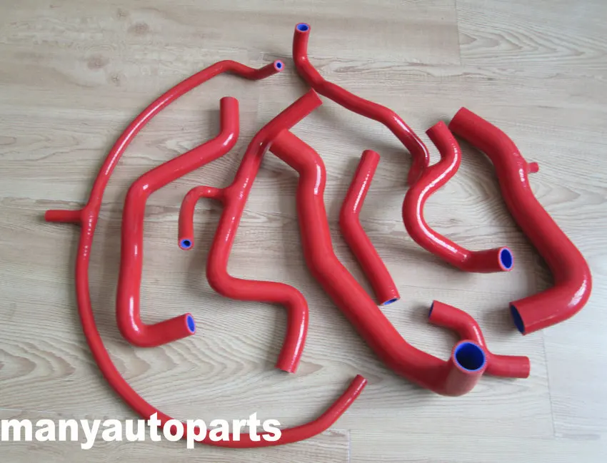 Красный силиконовый шланг для подачи охлаждающей жидкости для VW GOLF/JETTA MK3 A3 VR6 2,8/2,9 AAA/АБВ двигателя NON-US