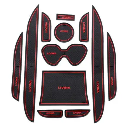 

Apply to 2007-2016 for nissan livina door mat car interior decorative water cup mat non - slip pad decoration