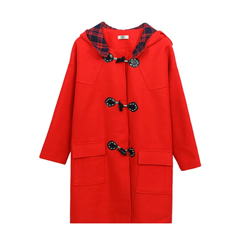 Winter Fat MM Big Yard College Wind Woolen Coat Plus Fertilizer to Increase Casual Shirt Solid Color Fashion Ladies Jacket Winter Fat MM Big Yard College Wind Woolen Coat Plus Fertilizer to Increase Casual Shirt Solid Color Fashion Ladies Jacket