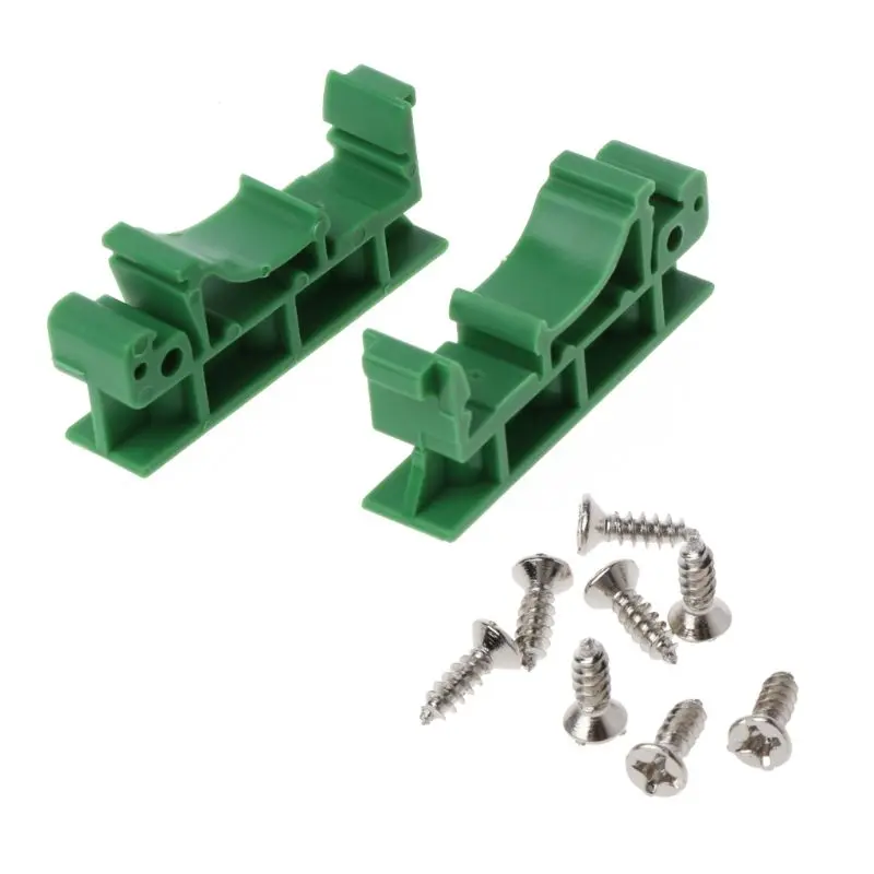 

PCB DIN Rail Mounting Adapter Circuit Board Mounting Bracket Holder Carrier Clip