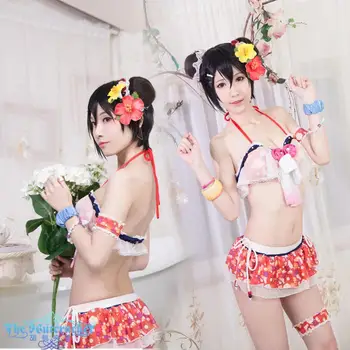 

Love Live! Yazawa Niko Bikini Awaken Swimwear Uniforms Cosplay Costume Free Shipping